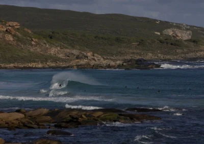 Surfing at Redgate Beach